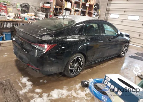 2022 Hyundai Elantra N Line from USA, damaged, VIN KMHLR4AF9NU315808